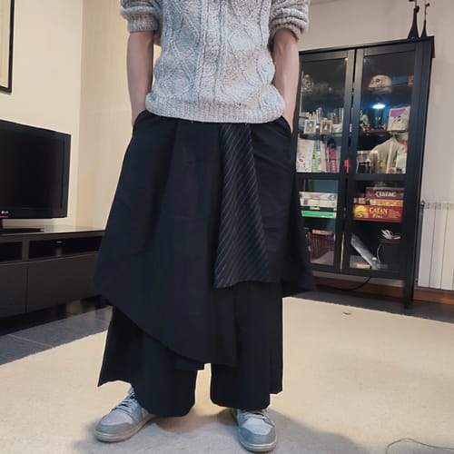 Customer photo review of Multi-layer Splicing Irregular Hakama