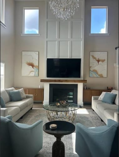 Customer photo review of Plaster Art Texure Painting #SG548