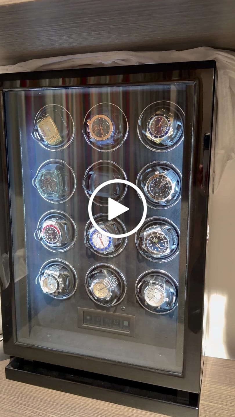 Customer video review of Supreme - Luxury winder with fingerprint sensor
