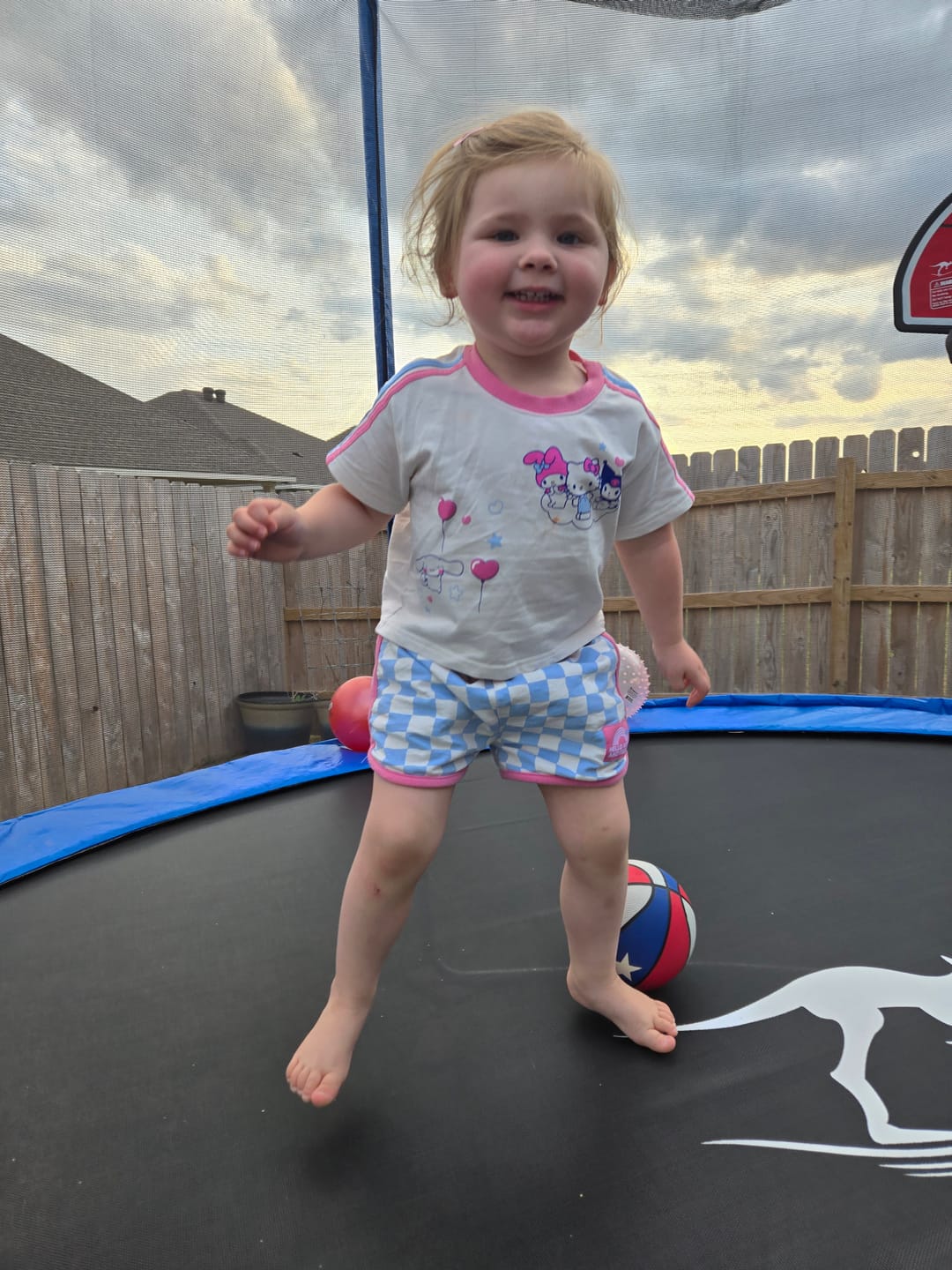 Customer photo review of Kangaroo Hoppers 10/12/15FT Trampoline for Kids & Adults