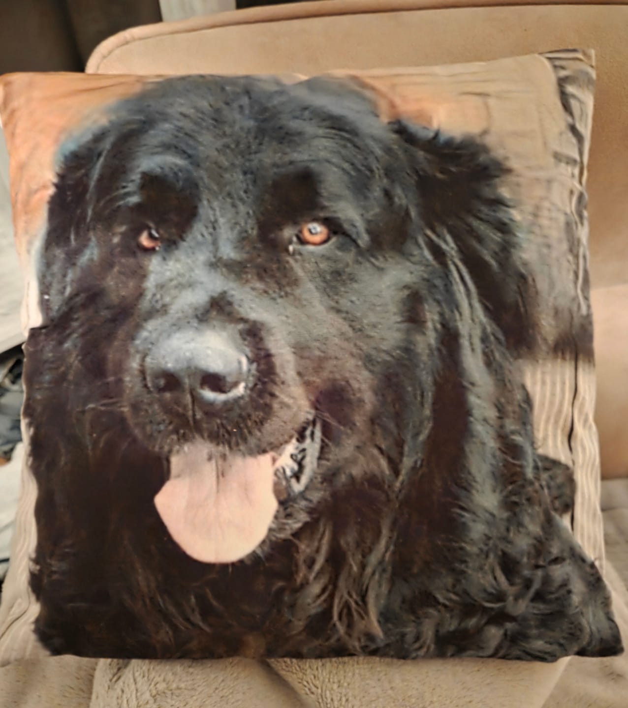 Customer photo review of Personalisiertes Kissen - Fotokissen
