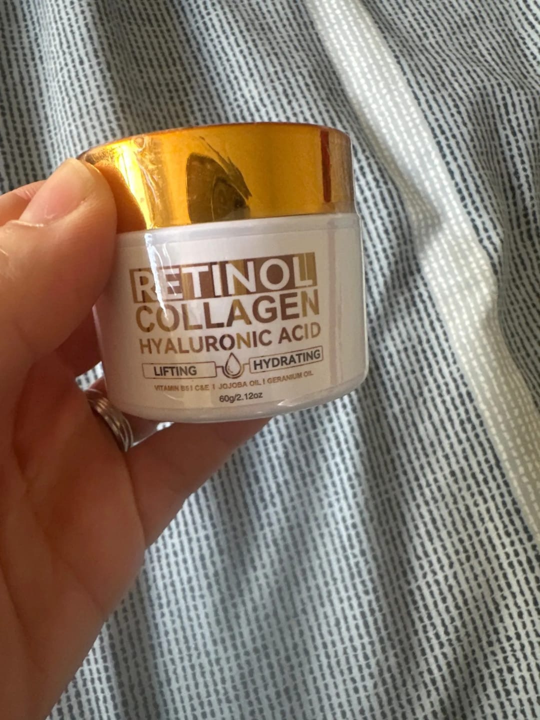 Customer photo review of Collagene Lift™ – Crema Viso Antirughe Rimpolpante