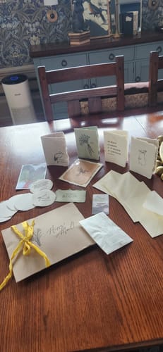 Customer photo review of free gift with first order