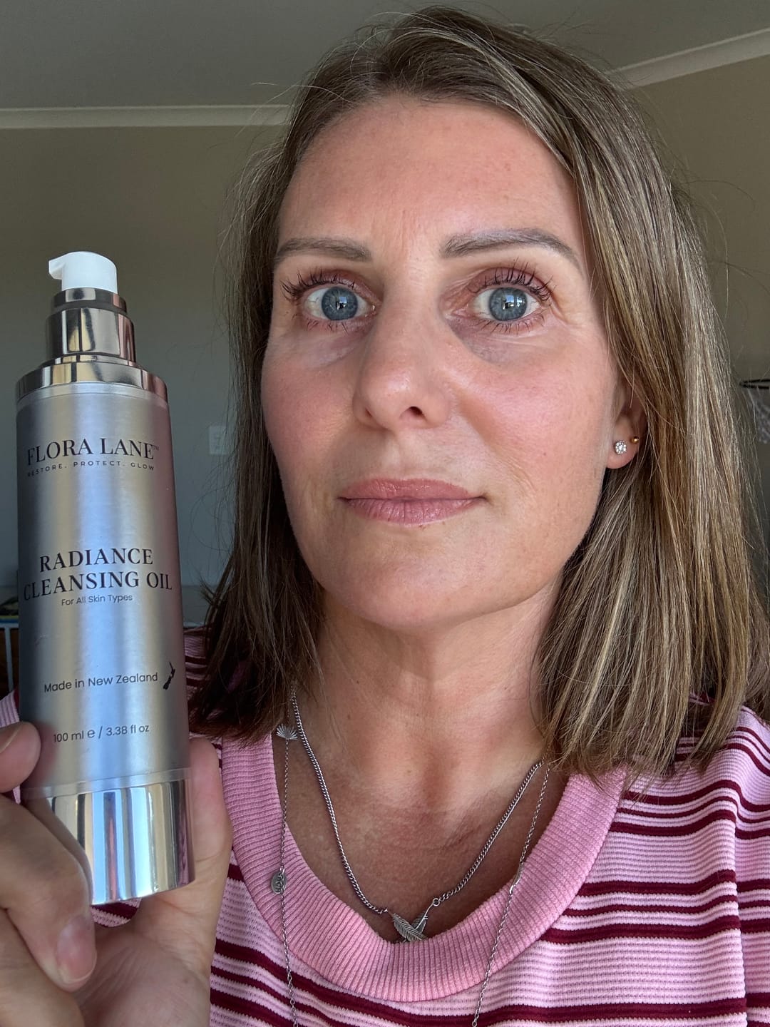 Customer photo review of Radiance Cleansing Oil
