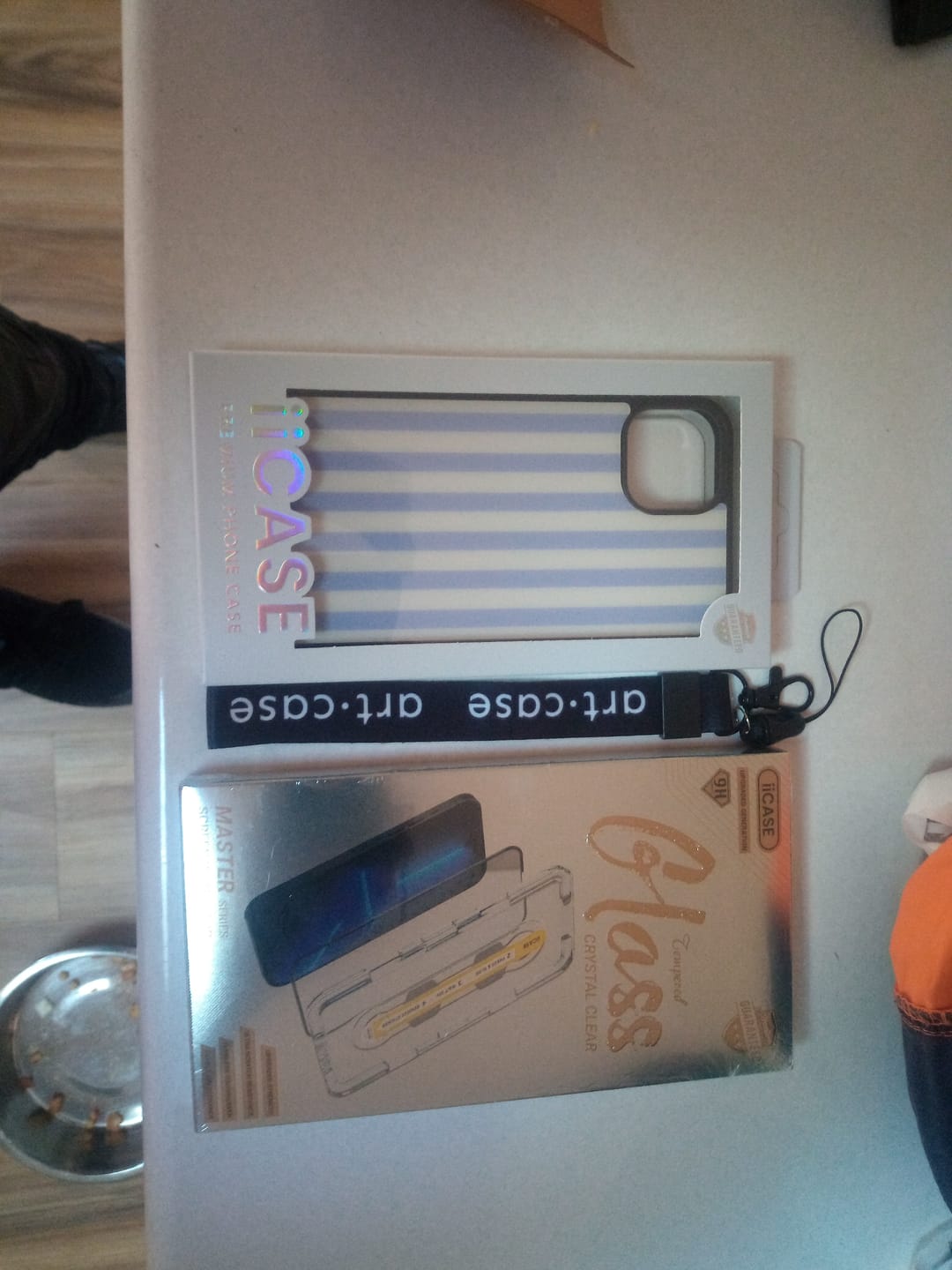 Customer photo review of Blind Box Combo: Case + Protector + Mystery Gift