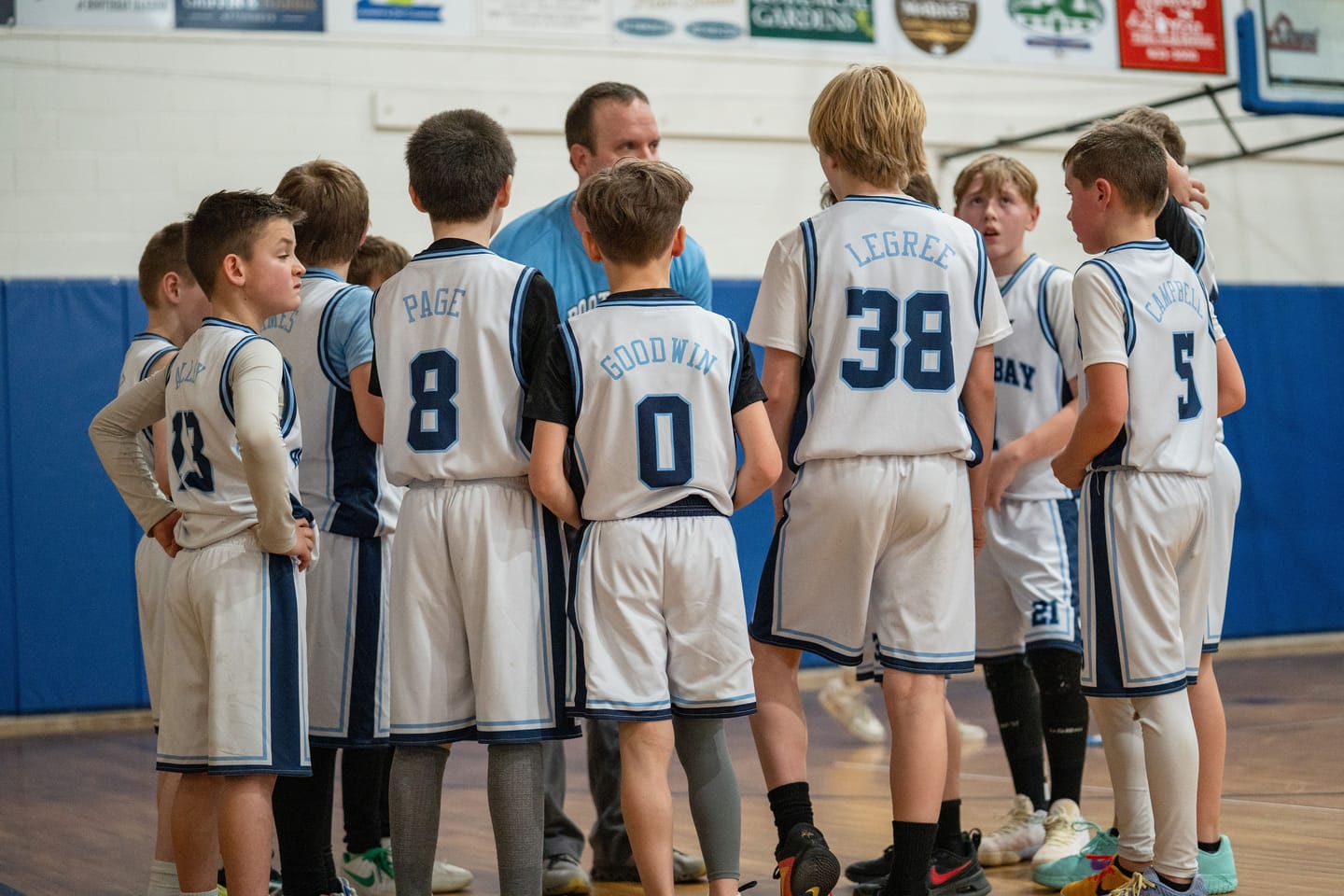 Customer photo review of Custom Navy White Light Blue Reversible Basketball Suit for Adults and Kids Personalized Jersey