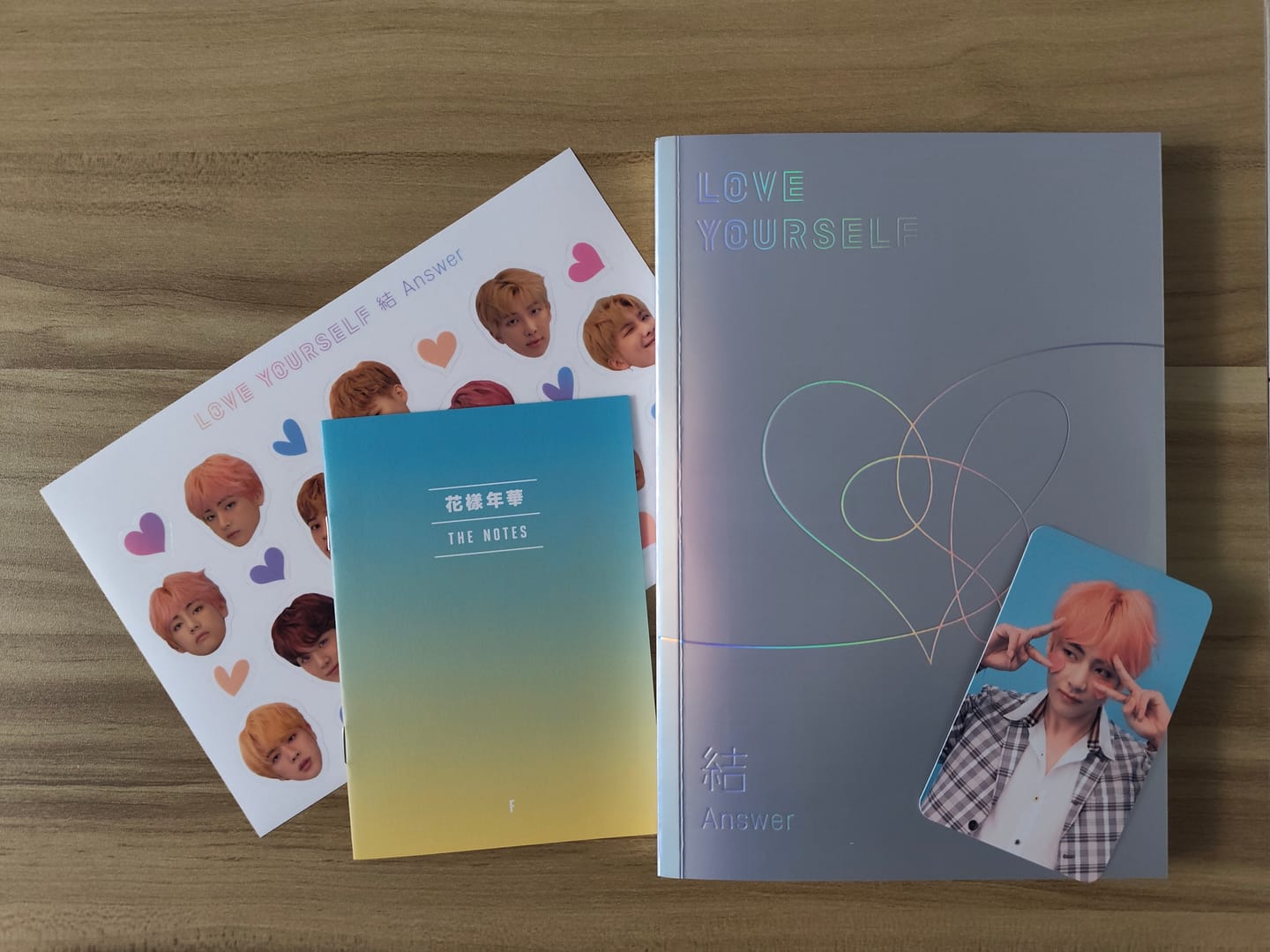 Customer photo review of BTS - REPACKAGE ALBUM LOVE YOURSELF 結 ANSWER