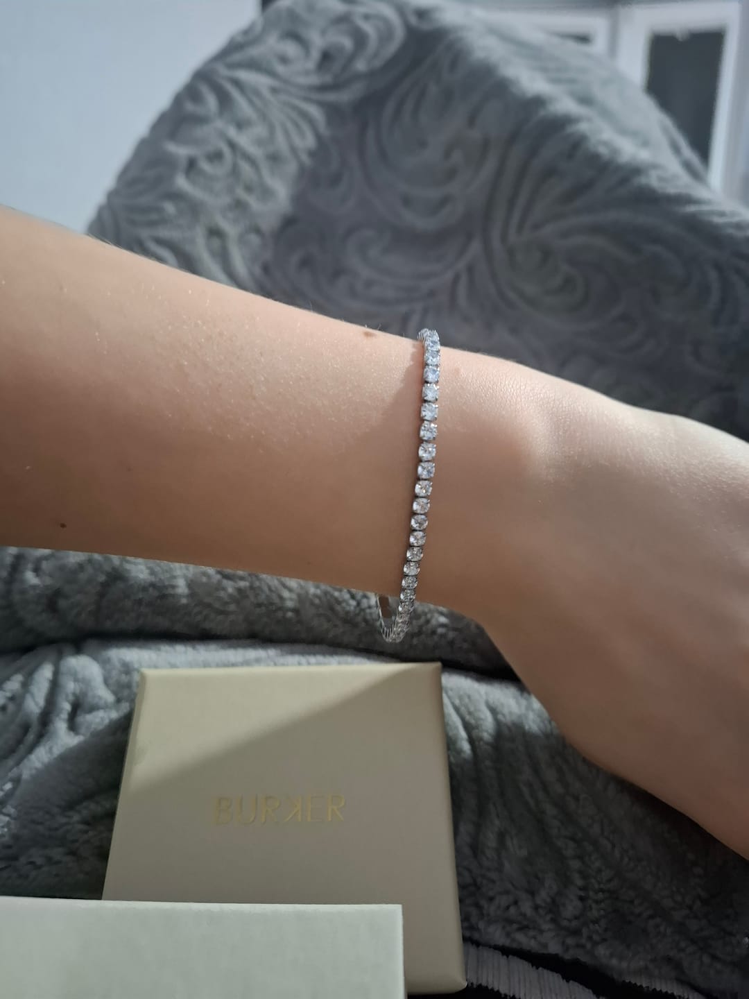 Customer photo review of Ava Silver Bracelet