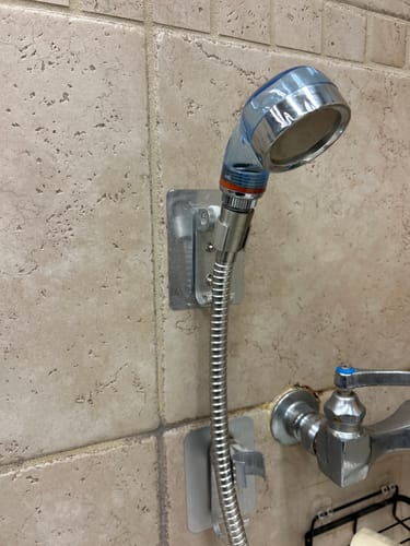 Customer photo review of High Pressure Professional Showerhead