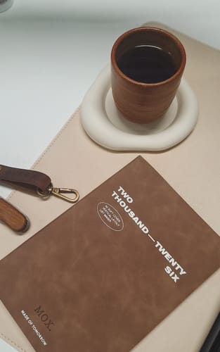 Customer photo review of 2026 A5 Vertical Weekly Diary - Faux Leather