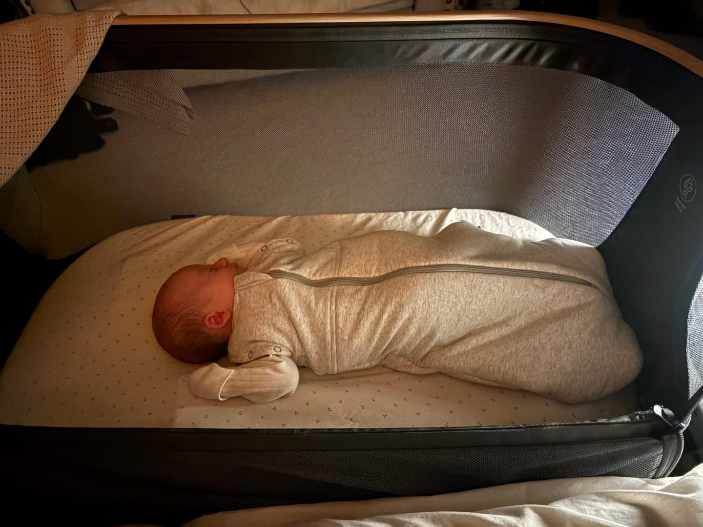 Customer photo review of sleep swaddle bag | 0-3 Months | 2.5 Tog
