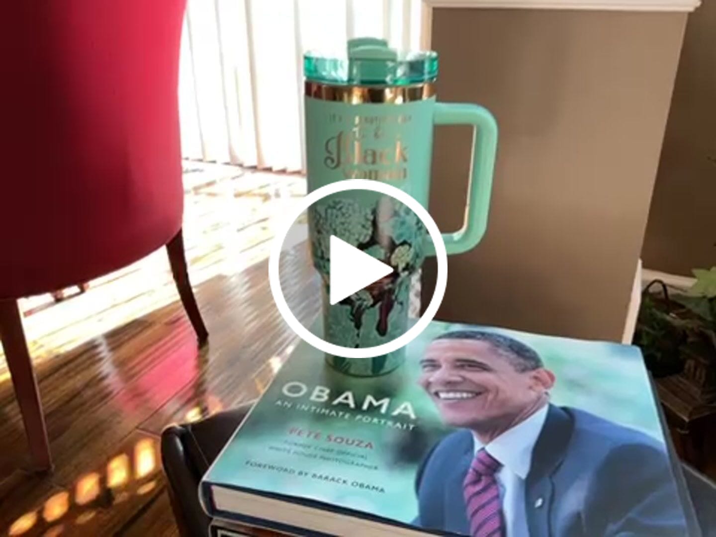 Customer video review of Tiffany Blue “Royalty Blossomed”  Insulated Tumbler – "It’s a Beautiful Day to be a Black Woman"  | PRE-ORDER SHIPS MAY 1 - MAY 15, 2026