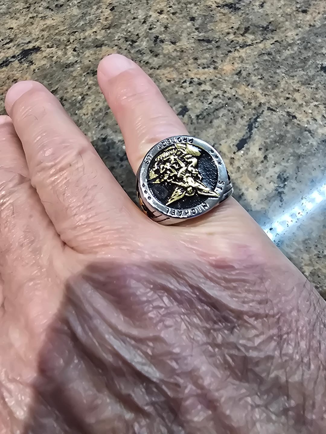 Customer photo review of Bague de l'Archange Michel