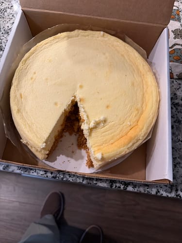 Customer photo review of New York Style Cheesecake