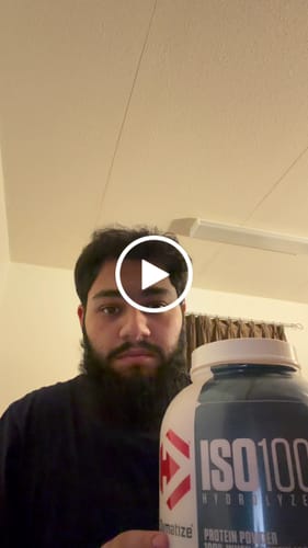 Customer video review of Dymatize ISO 100 Whey Protein Isolate – Hydrolyzed Muscle Building Fuel