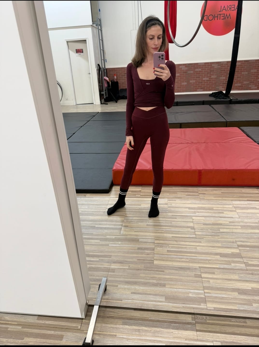 Customer photo review of The Ballet Wrap / Black-Cherry