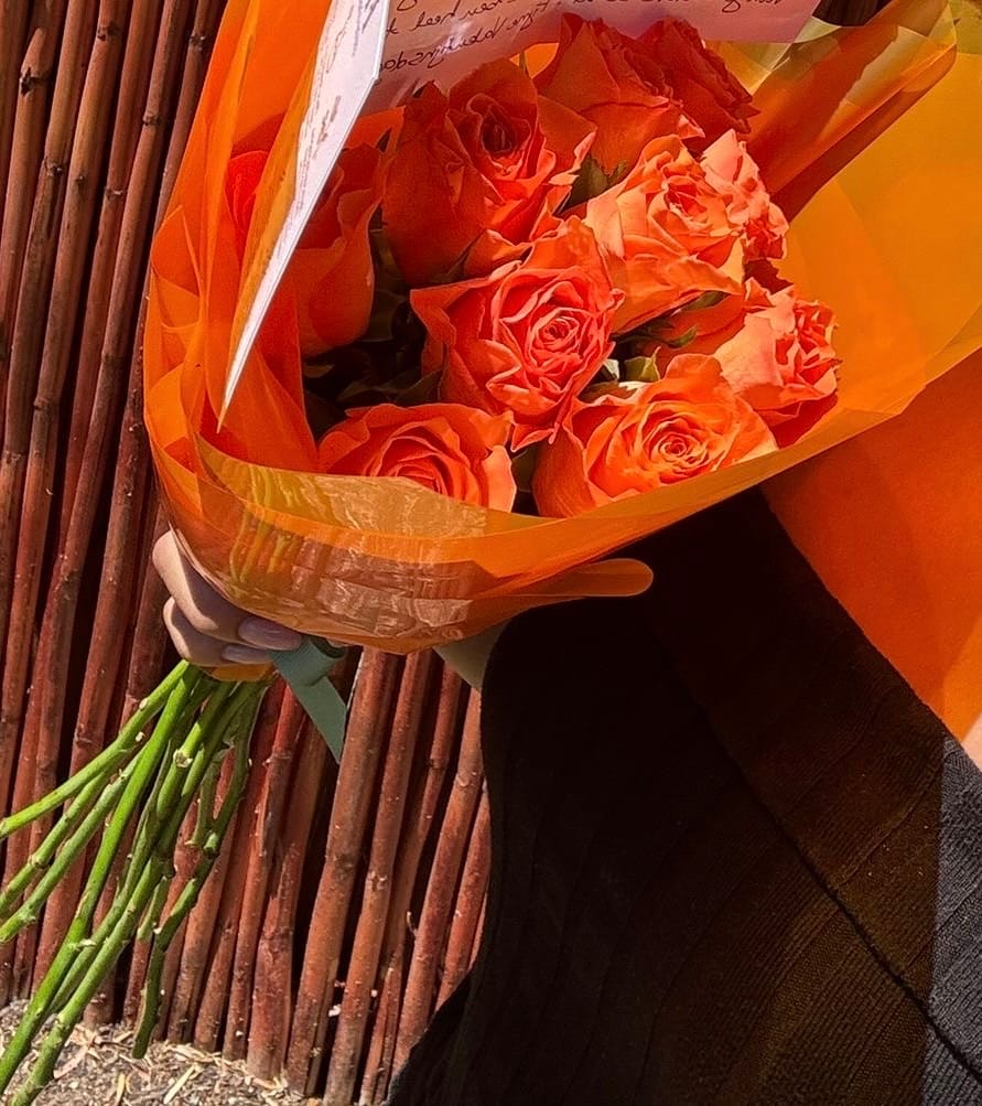 Customer photo review of Harmony Flower Arrangement