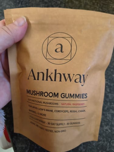 Customer photo review of Mushroom Gummies