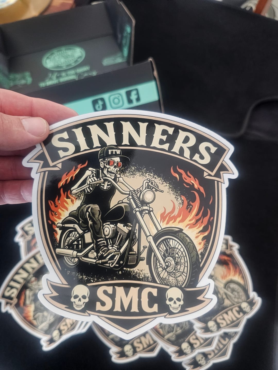 Customer photo review of Die Cut - Custom Stickers