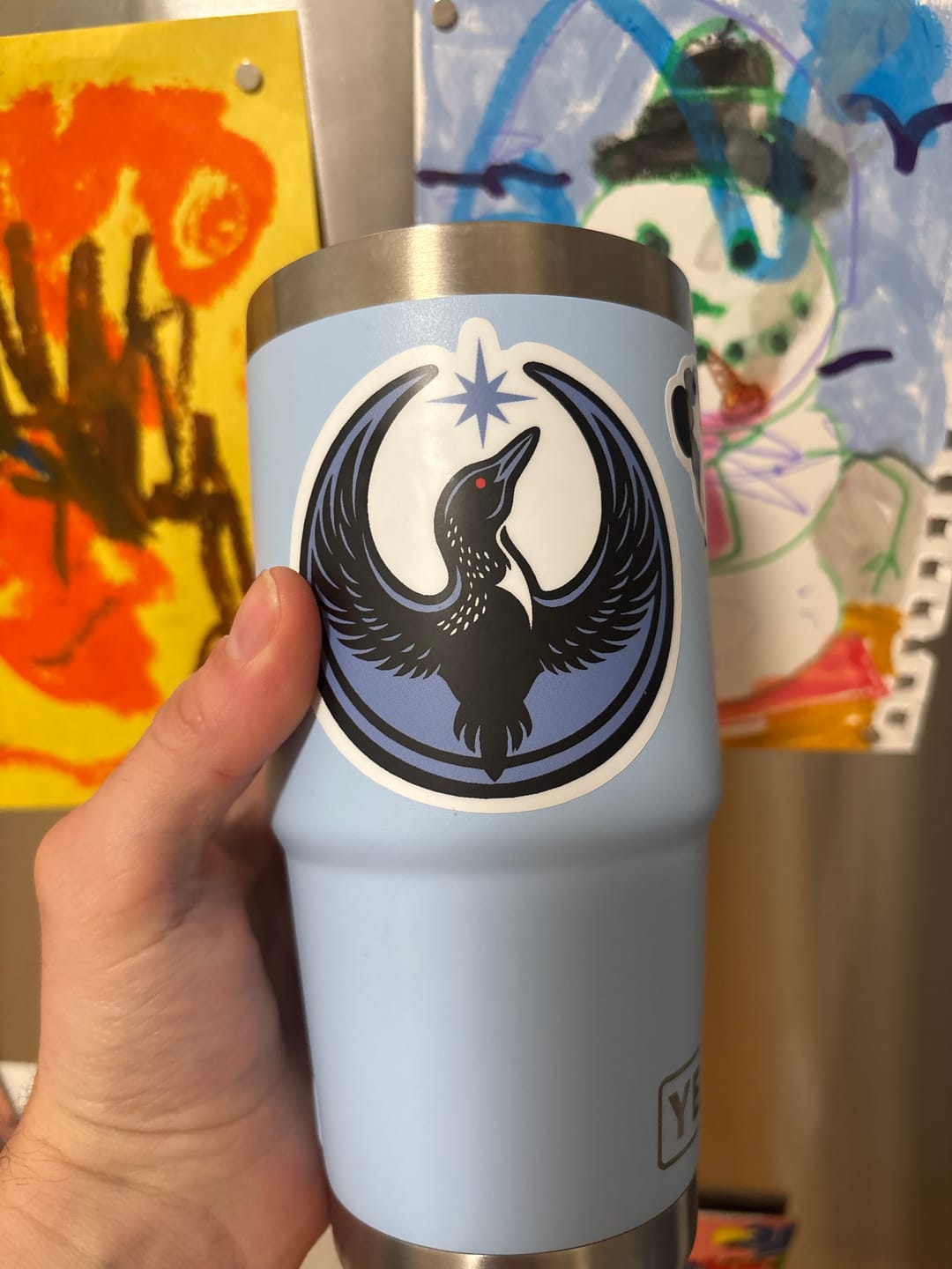 Customer photo review of Rebel Loon Sticker