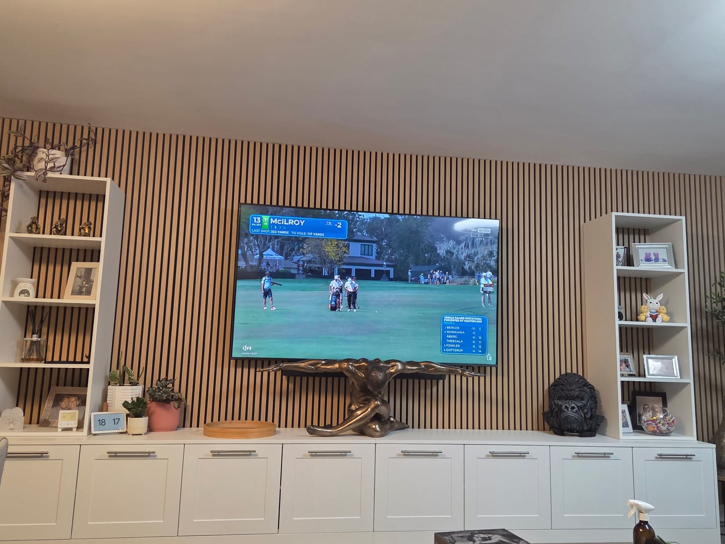 Customer photo review of Wooden Wall Panel | Natural Oak | Premium 3-sided Wood Veneer