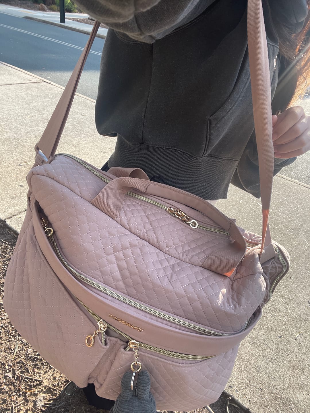 Customer photo review of Luxury Padded Laptop Shoulder Bag