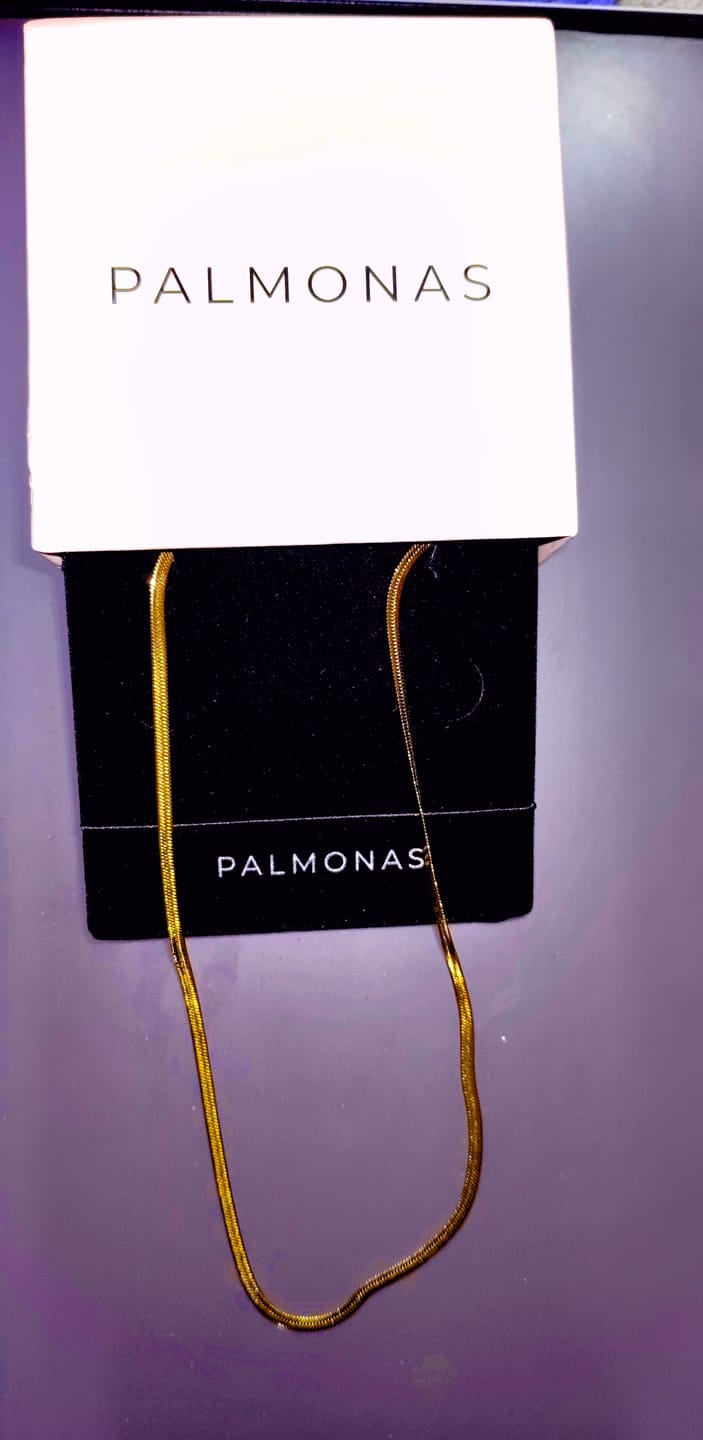 Customer photo review of Silk Gold Chain for Men