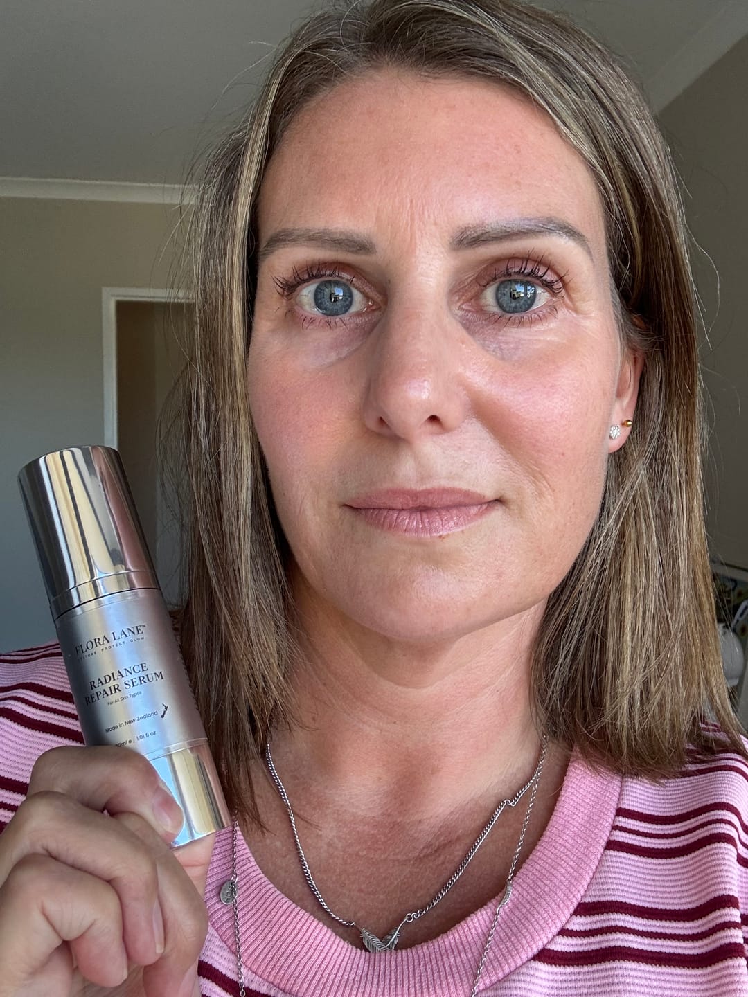 Customer photo review of Radiance Repair Serum