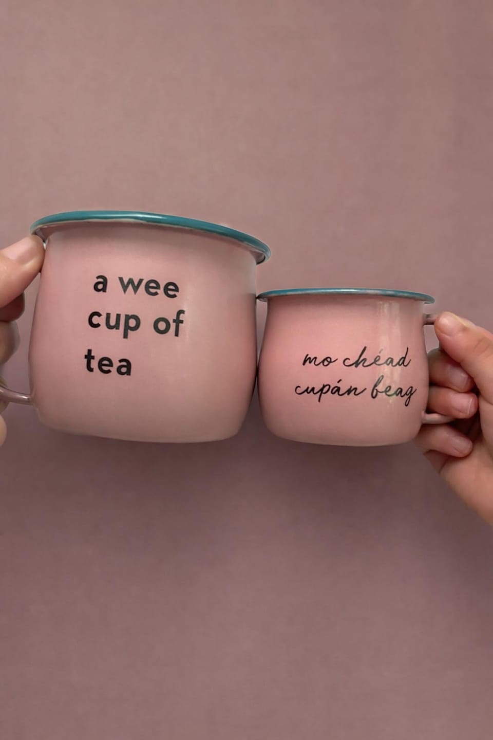 Customer photo review of Mo Chéad Cupán Beag Mug Enamel Mini Mug | Born & Bred