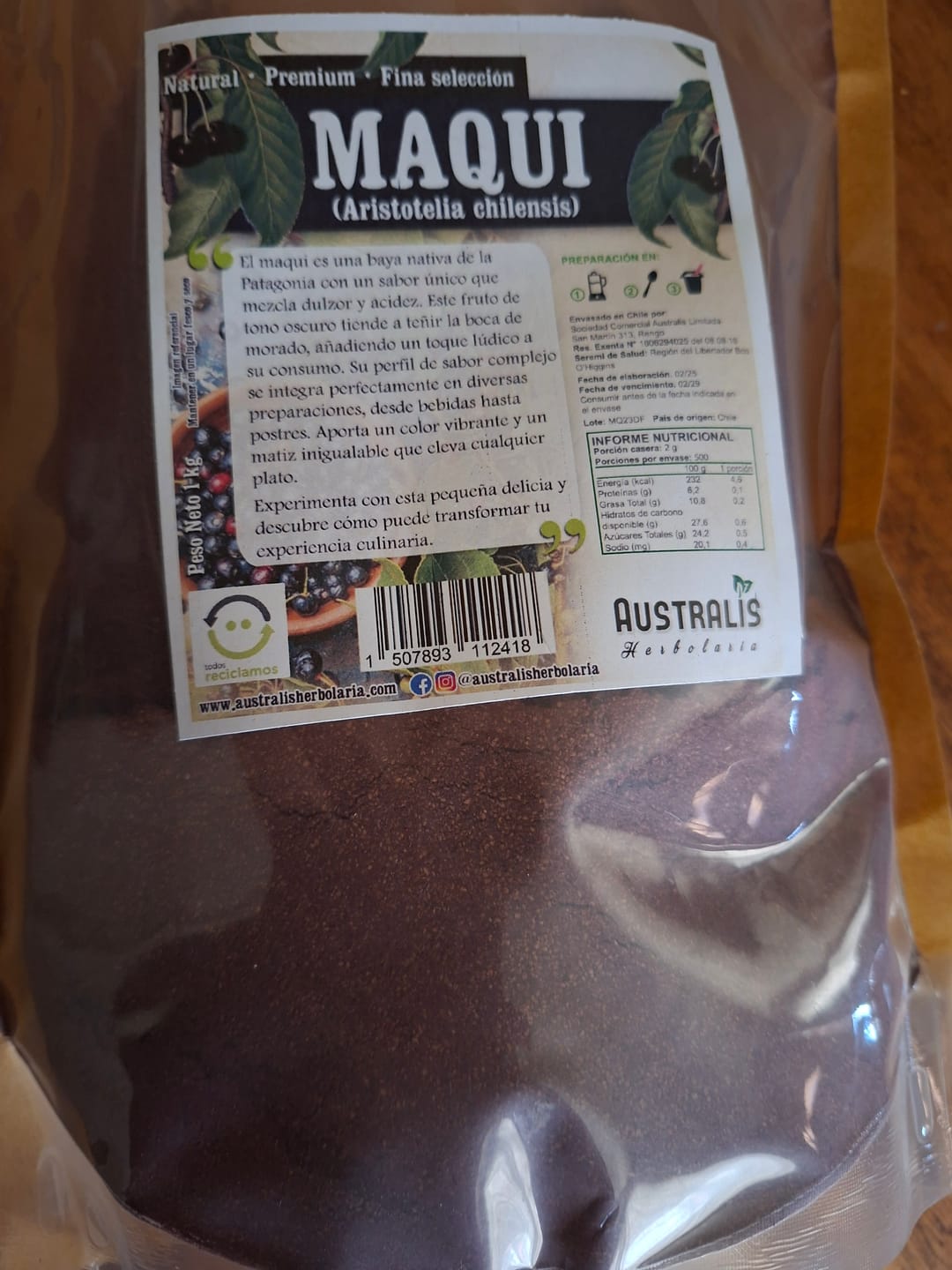 Customer photo review of Maqui