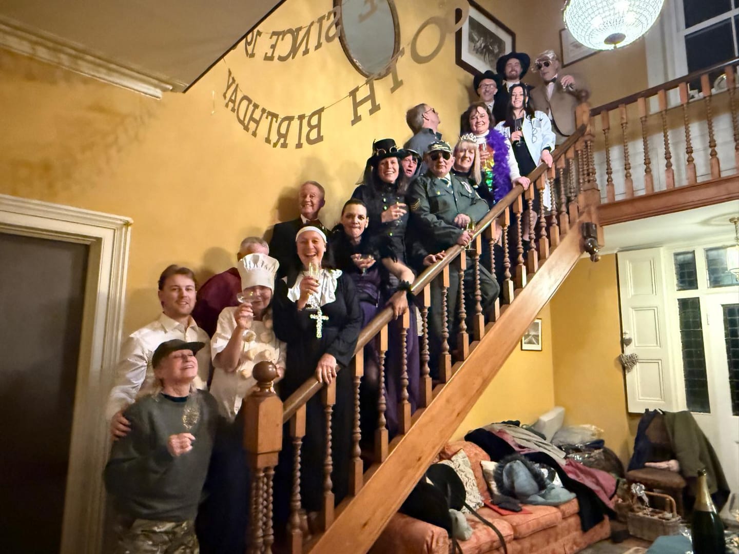 Customer photo review of A Wine Tasting Themed Murder Mystery Game Kit