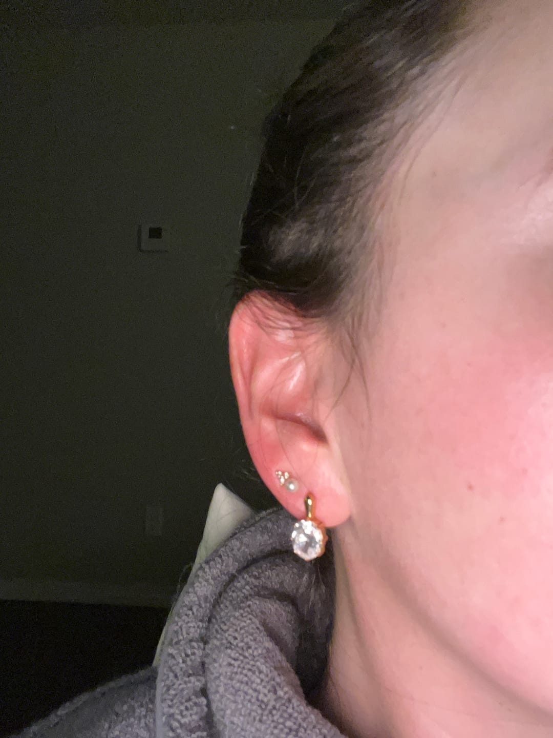 Customer photo review of The Romy Earrings