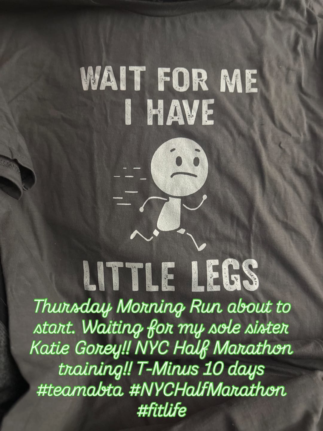 Customer photo review of Little Legs T-Shirt