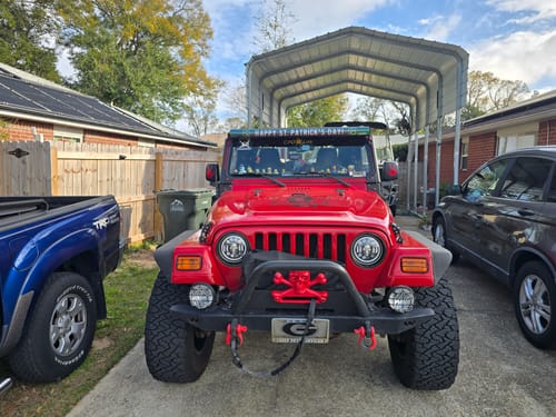 Customer photo review of Light Bar Cover | Dual Row 52"