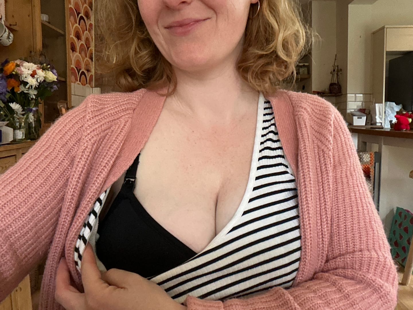 Customer photo review of LESH FREEFLO 2.0 LEAKPROOF NURSING BRA