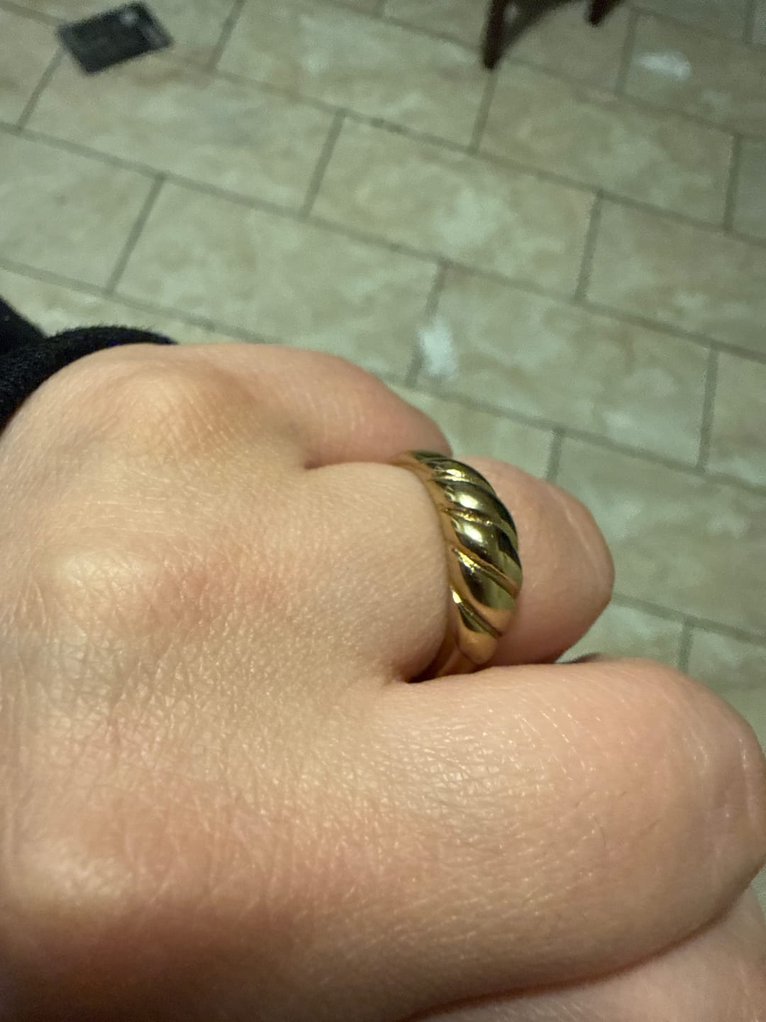 Customer photo review of Twisted Ring