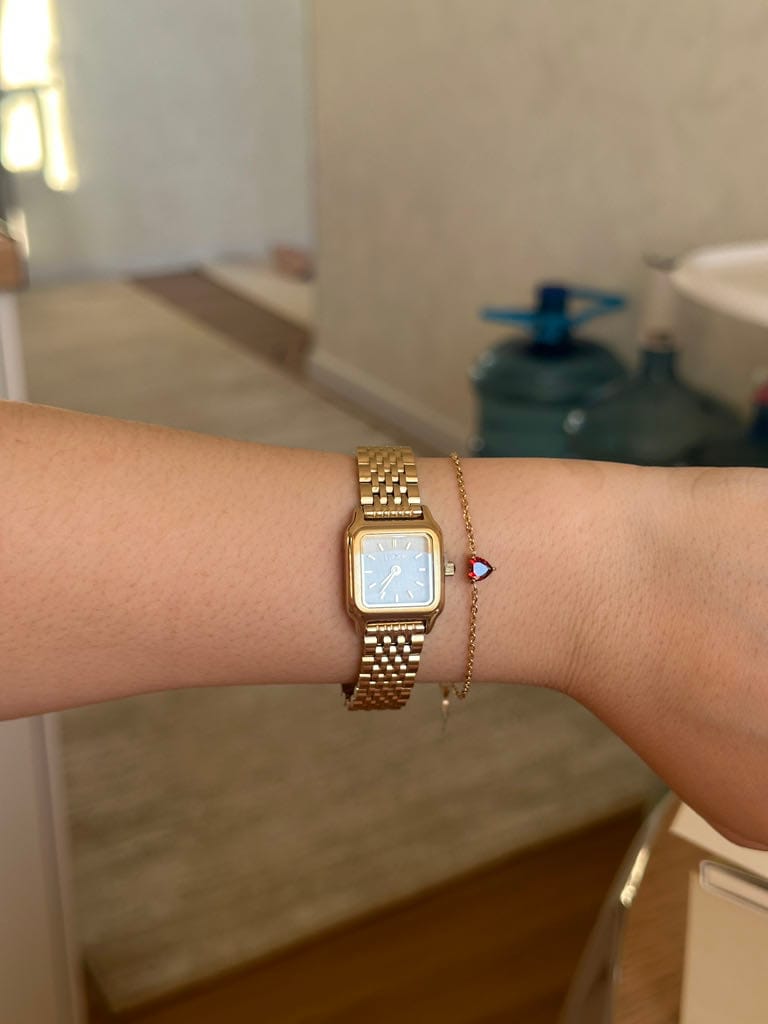 Customer photo review of Macy Petite Gold White