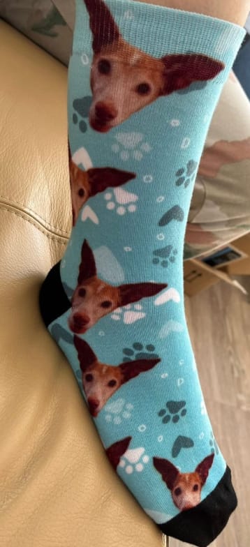Customer photo review of Personalisierte Socken - Dein Foto