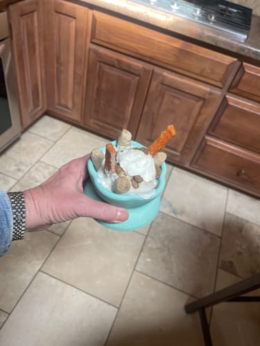 Customer photo review of FreezHeart - Durable Heart Enrichment Chew