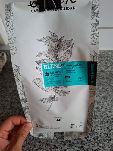 Customer photo review of Colombia | Blend Manizales Bolsa 1KG |GRANO ENTERO