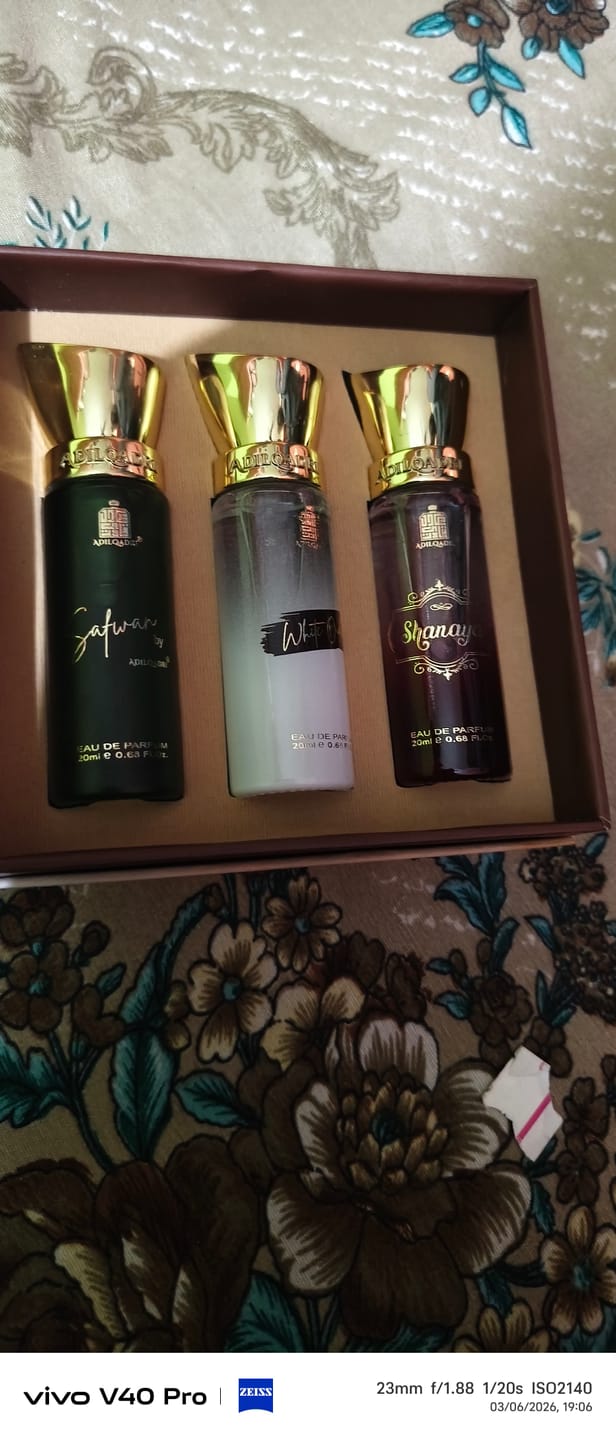 Customer photo review of Captivating Trio 3 Pcs Set Of Premium Perfume Spray