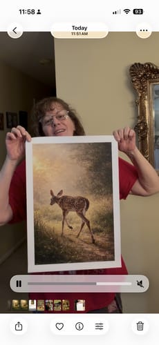 Customer photo review of 12x18 Loose Canvas Prints