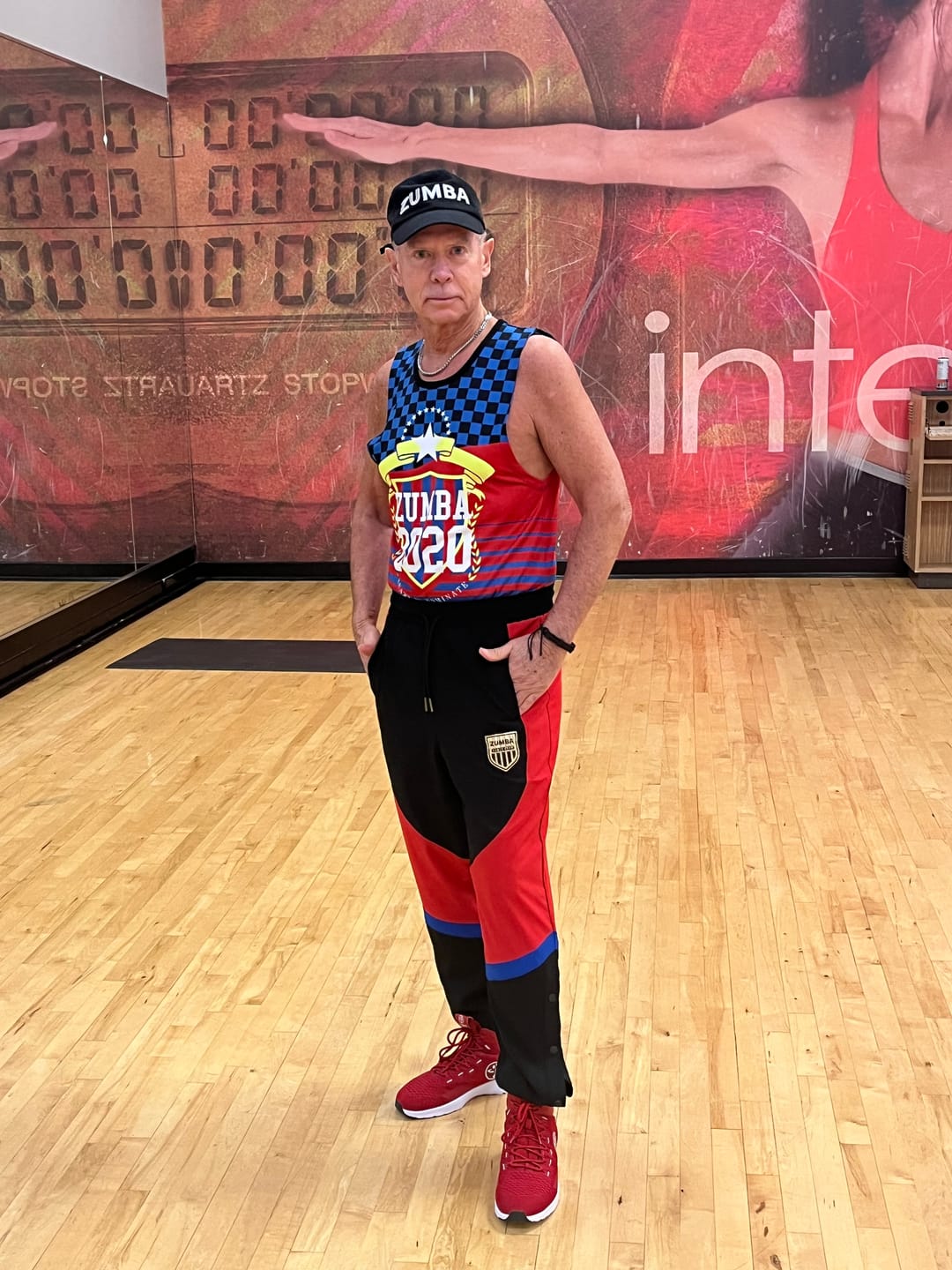 Customer photo review of Men's Woven Track Pants With Inserts And Side Snaps