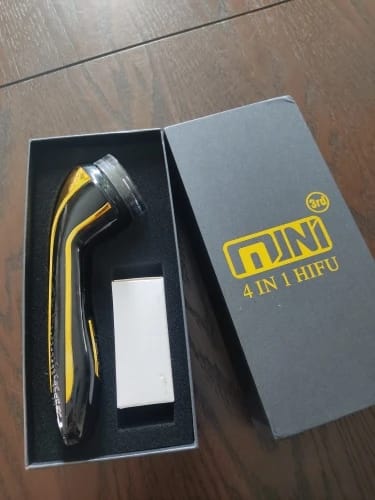 Customer photo review of Mini Portable HIFU RF Ultrasonic Anti-Wrinkle Face Lifting Device