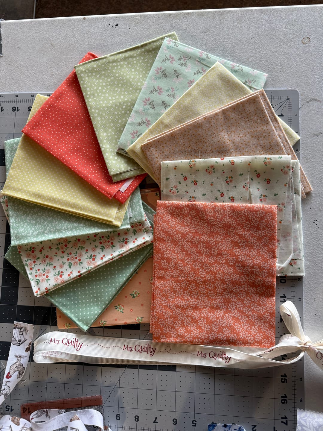 Customer photo review of Mrs Quilty Beginners Subscription Box