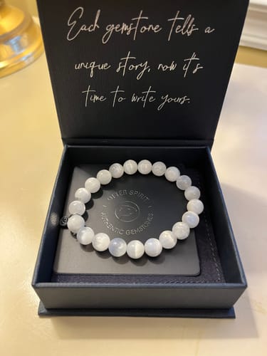 Customer photo review of Selenite Bracelet
