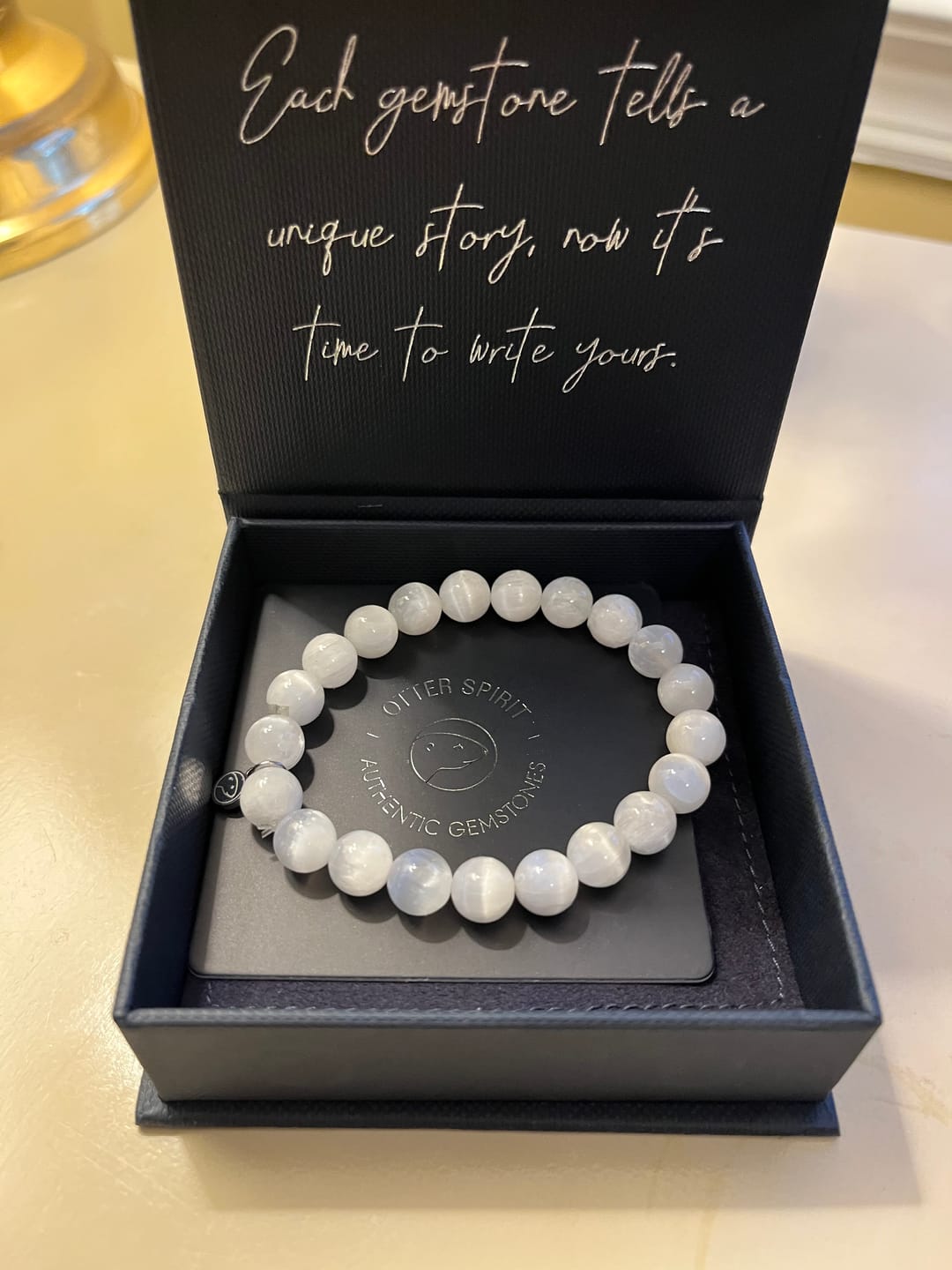 Customer photo review of Selenite Bracelet