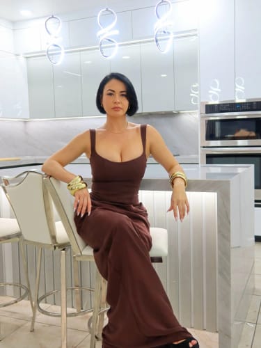 Customer photo review of Aurora Long Dress