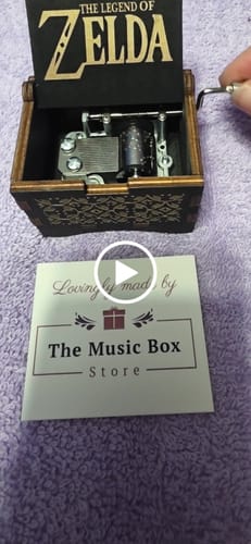 Customer video review of Hand Crank Music Box