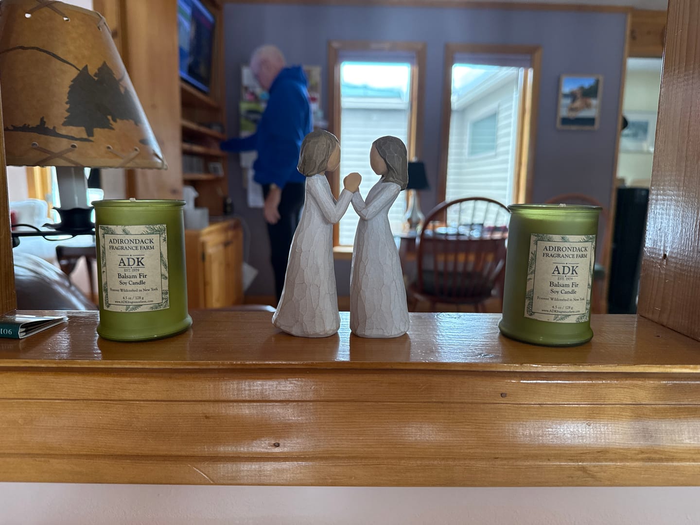 Customer photo review of Balsam Fir Soy Candle | Handmade Evergreen Forest Scent Candle